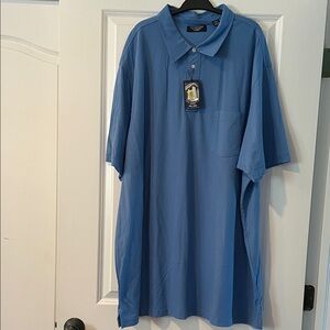Roundtree & Yorke  Big and Tall Classic Blue Polo Shirt